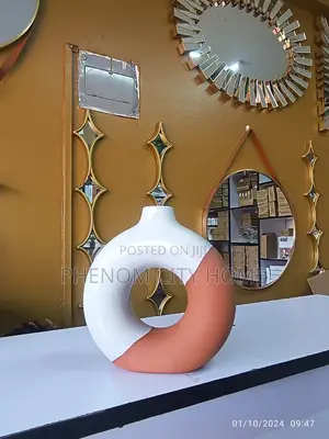 Half Glazed Classic Ceramic Vases Available