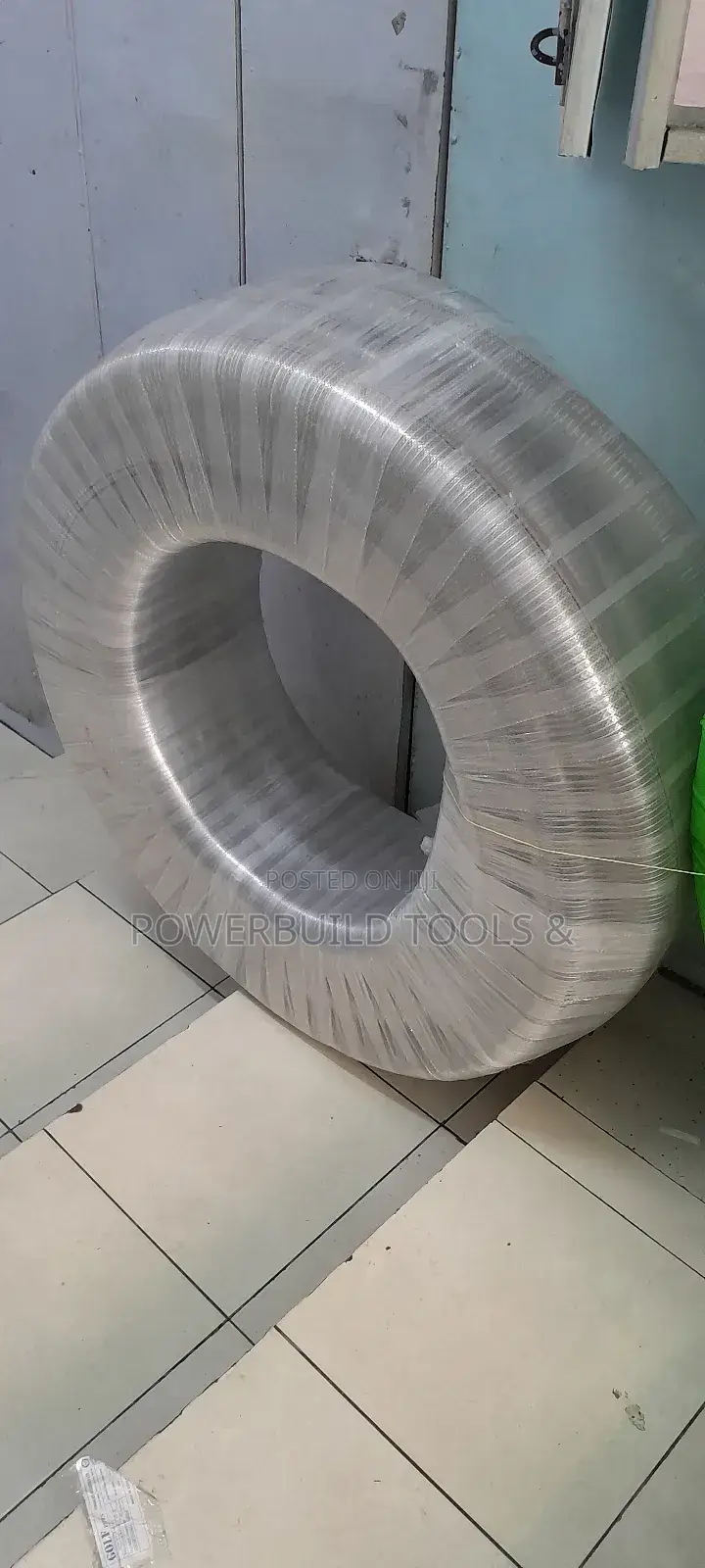 4" Steel Suction Pipe Clear/ Colourless With Wire