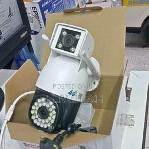 PTZ 360-4g Simcard Dual Lens Screens Security Solar Camera