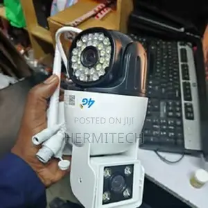 PTZ 360-4g Simcard Dual Lens Screens Security Solar Camera