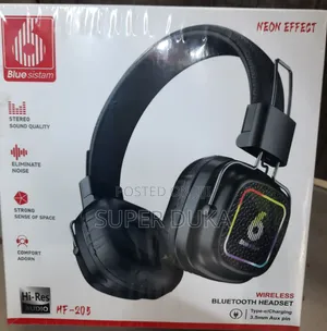 Headphones.Wireless Bluetooth Hf 205 Sistam Headset.Aux