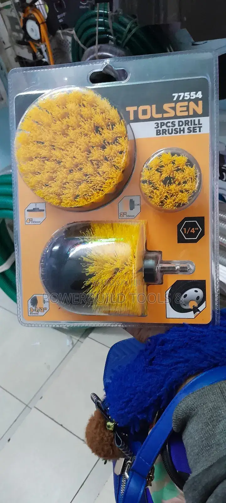 3 Piece Drill Brush Set Tolsen Brand