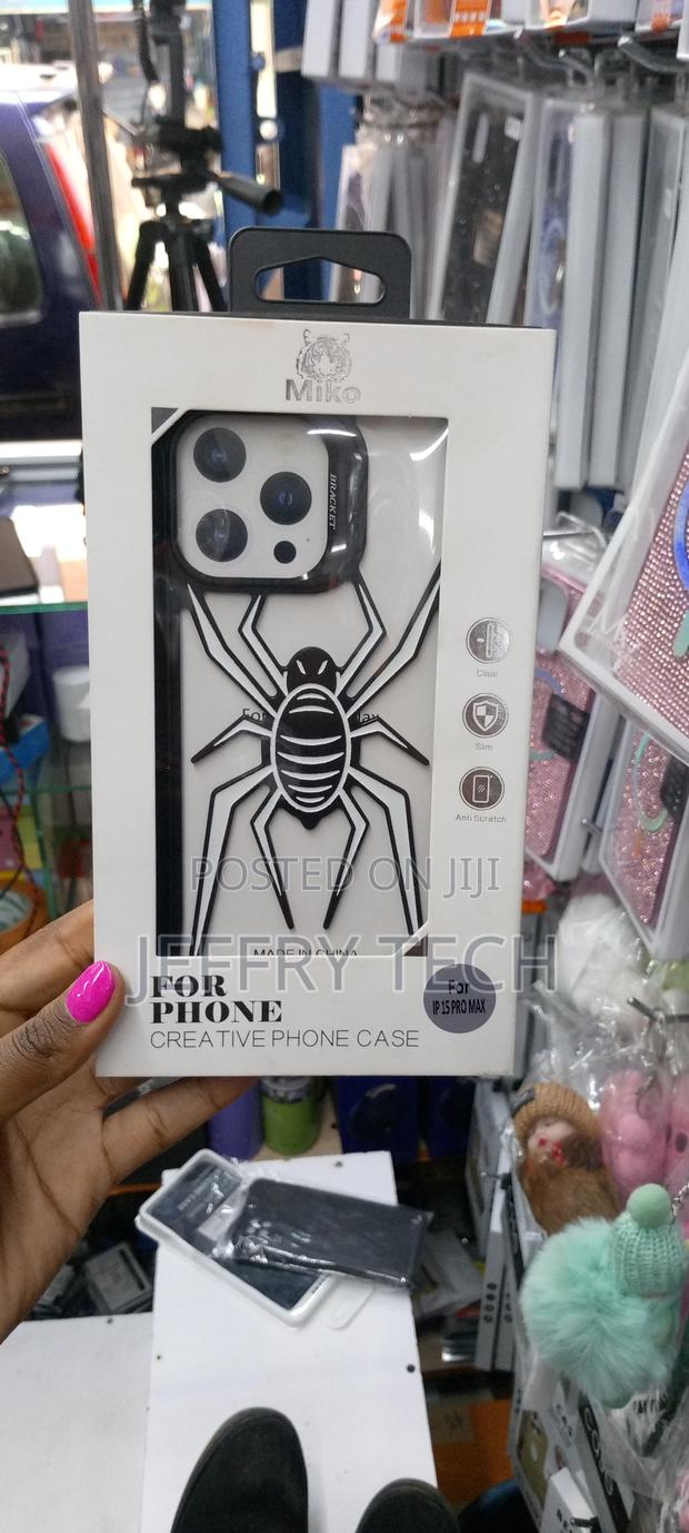 Miko Creative iPhone 15 Pro Max Cool Spider Photo Case - main view