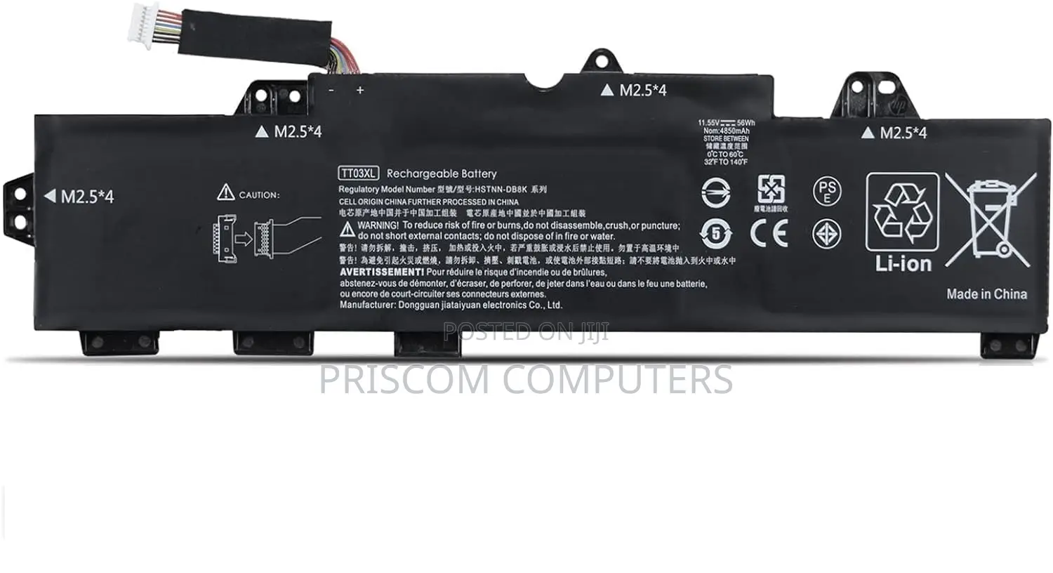 Battery Tt03xl for HP Zbook 15U G5 15U G6 G536 G541 G542 G54