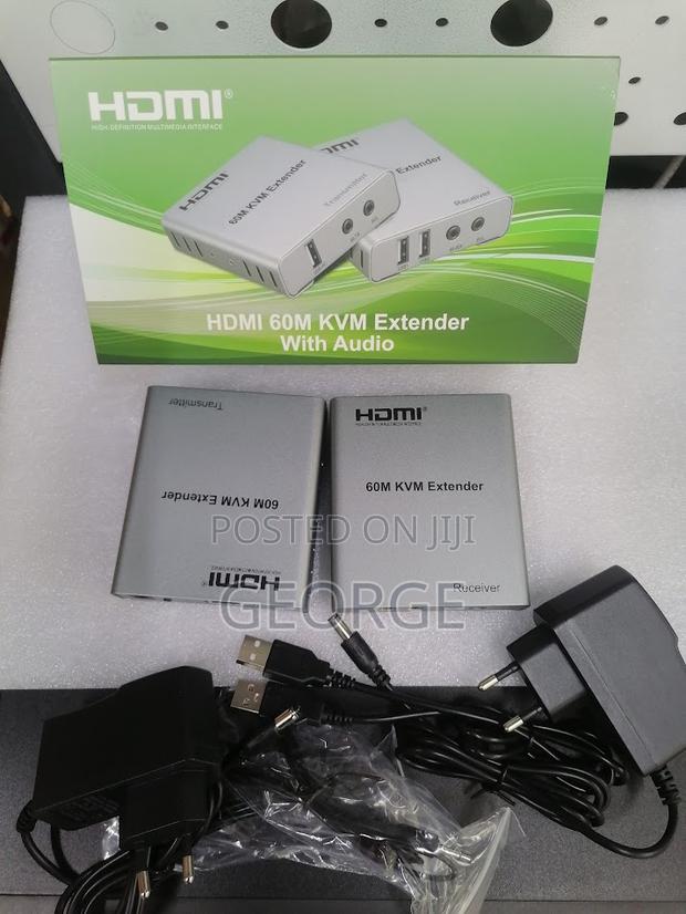 Quality 60M KVM Hdmi Extender Over Lan RJ45 With Audio - main view