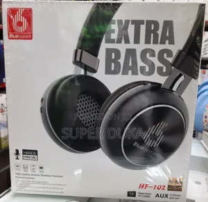Bluetooth Wireless High Res HF 102 Extra Bass Headphones