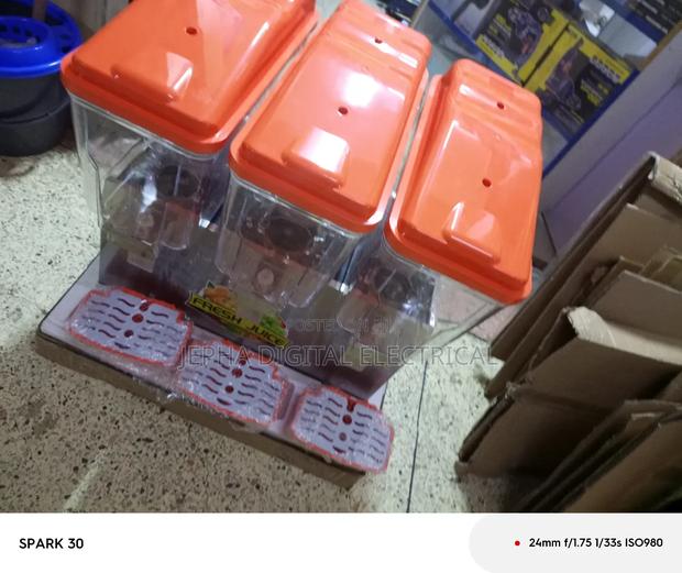 High Capacity Three Chamber Juice Dispenser - main view