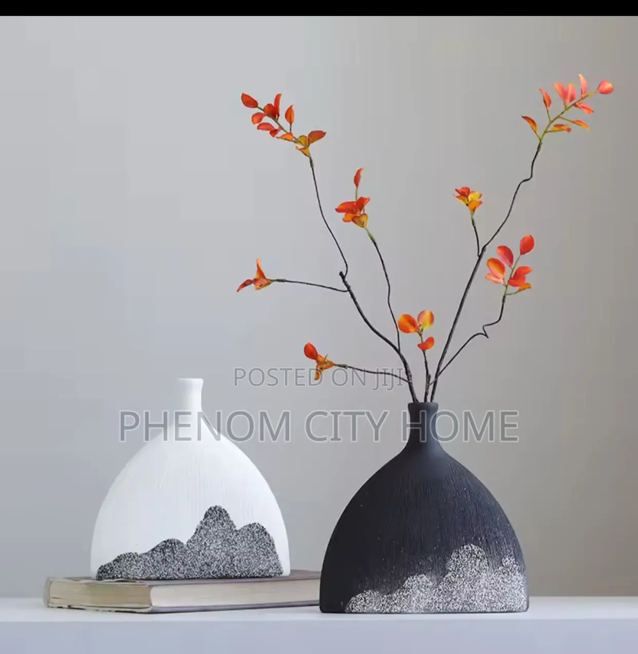 Modern Fish Rail Design Caramic Vase
