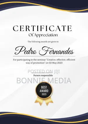 Certificate Designer: Graduation, Awards Events!