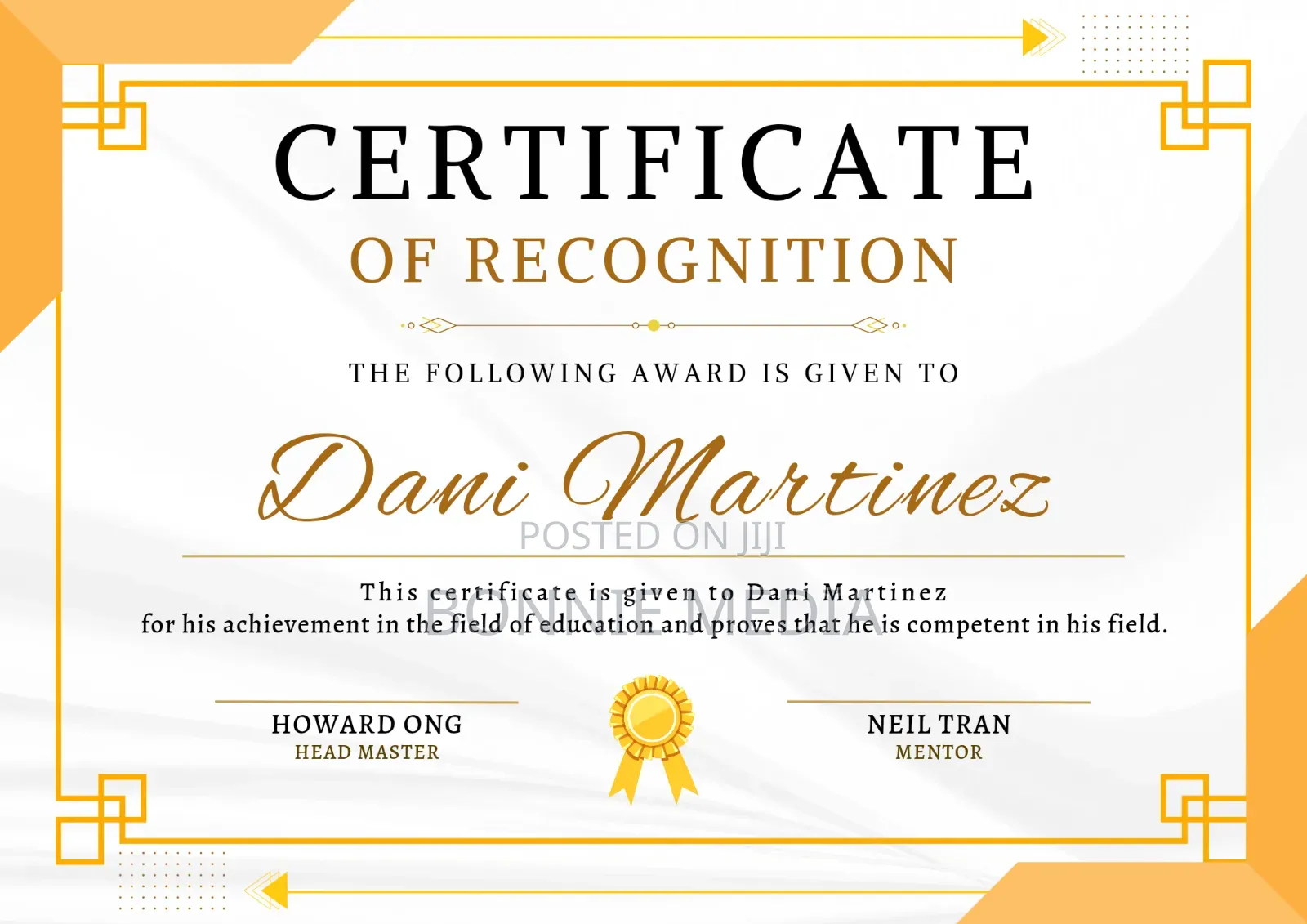 Certificate Designer: Graduation, Awards Events!