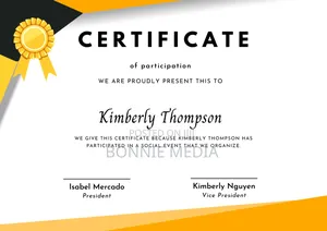 Certificate Designer: Graduation, Awards Events!