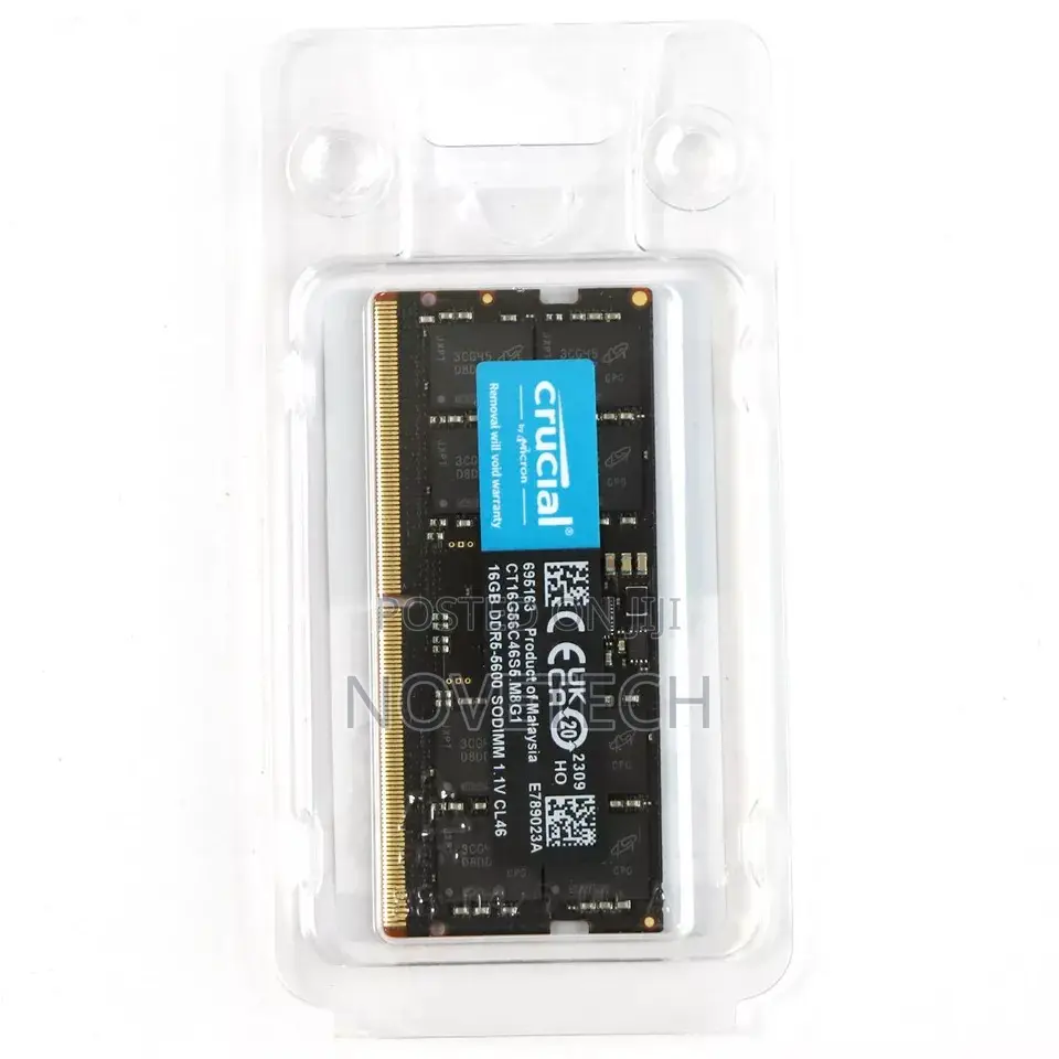 Crucial RAM 16gb Pc5 Ddr5 5600mhz Laptop RAM Memory