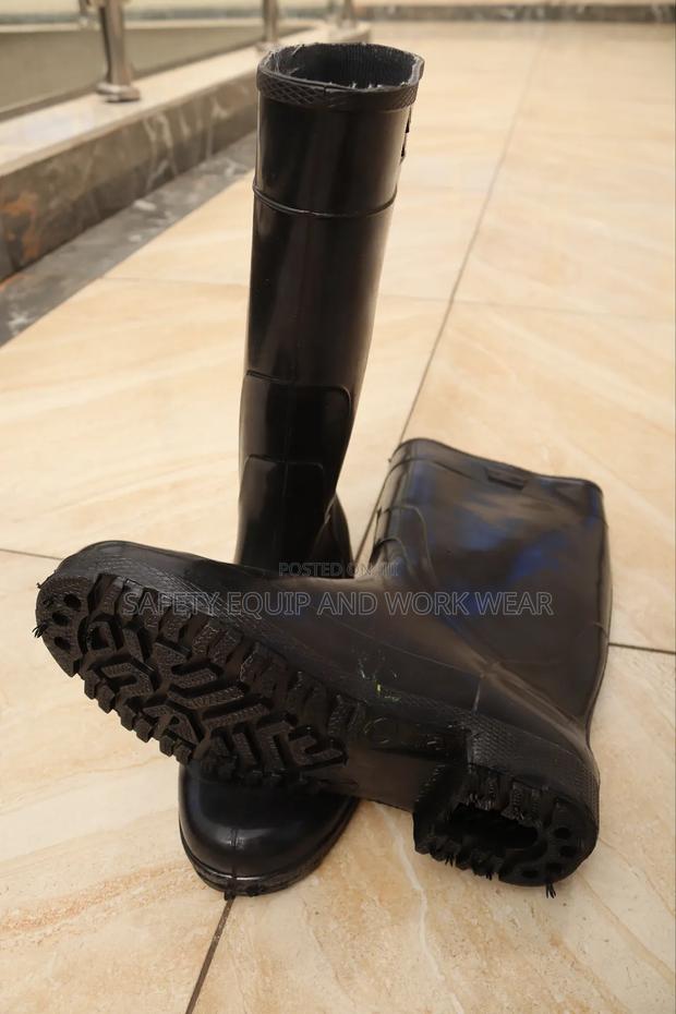 Black Light Duty Gumboots - main view