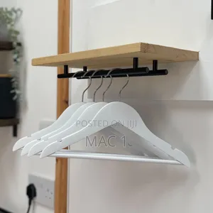 White Luxury Wooden Hangers
