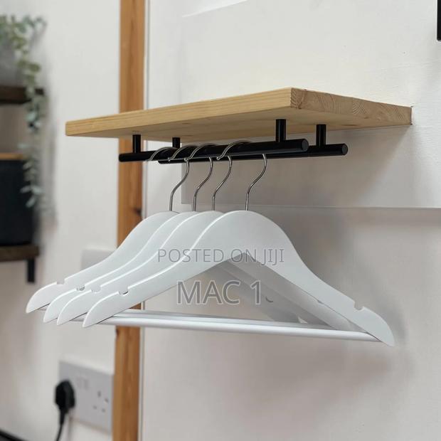White Luxury Wooden Hangers
