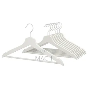 White Luxury Wooden Hangers