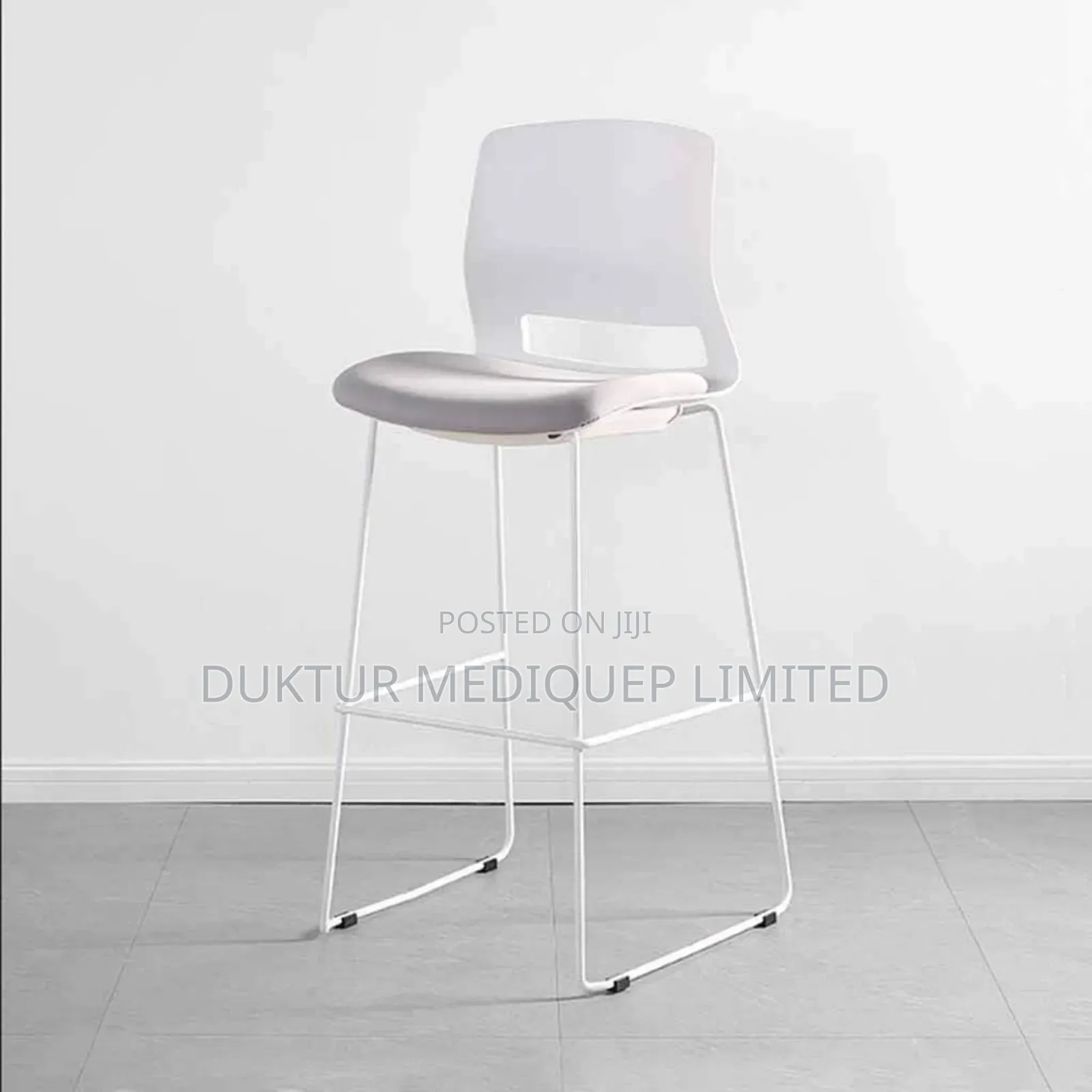 High Stool,  510-470W*500D*810-810H
1.2mm Steel Leg