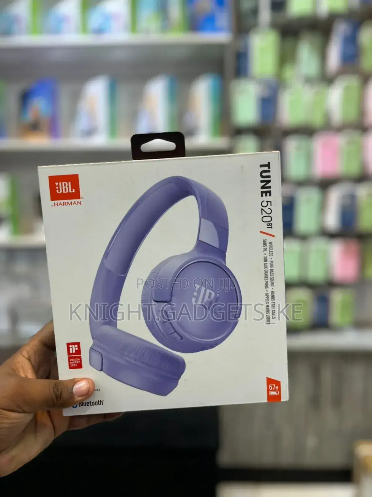 JBL Tune 520bt Headphones.