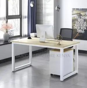 Clerical Desking:1.2 Meters Wooden Top Office CPU Desk