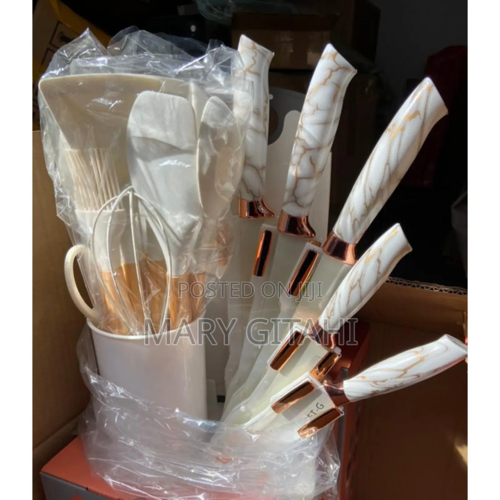 19pcs Heat Resistant Silicone Cooking Kitchen Spoon__ Set at 