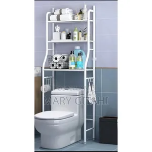Bathroom Toilet Storage Rack Floor to Floor Toilet Rack