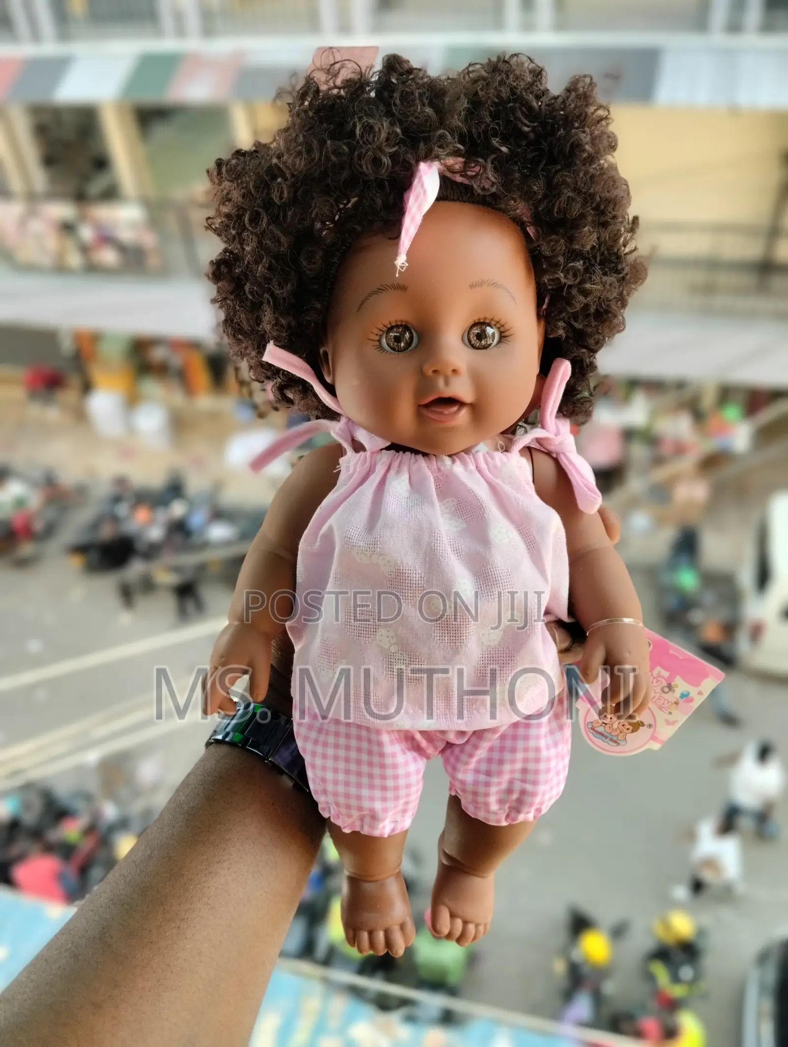 Beautiful Brown Dolls With a Clothing Set and Bow