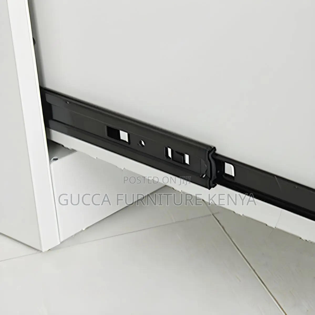 Cabinets:4-Drawer Simple Steel Frame Office Cabinet