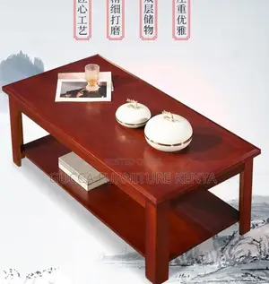 Coffee Tables: Simple Negotiation Mahogany Coffee Table