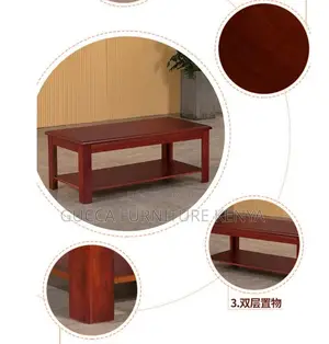 Coffee Tables: Simple Negotiation Mahogany Coffee Table