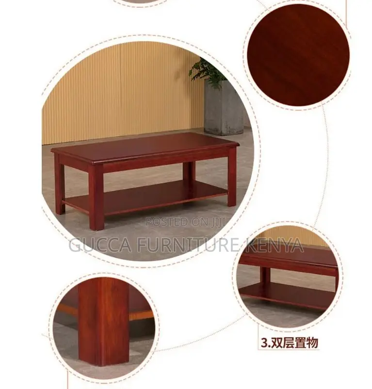 Coffee Tables: Simple Negotiation Mahogany Coffee Table
