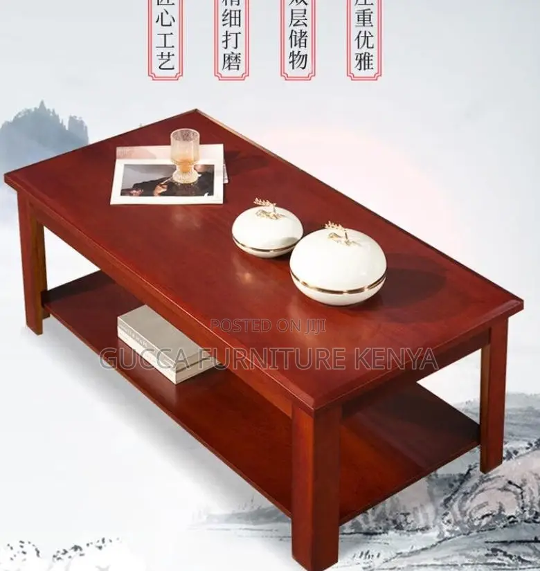Coffee Tables: Simple Negotiation Mahogany Coffee Table