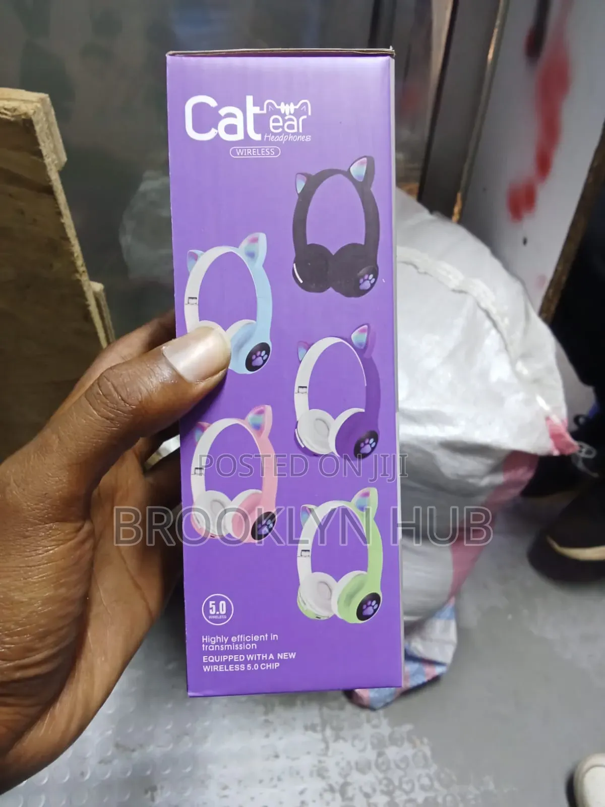 Classic Cat Ear Headphones (Purple)