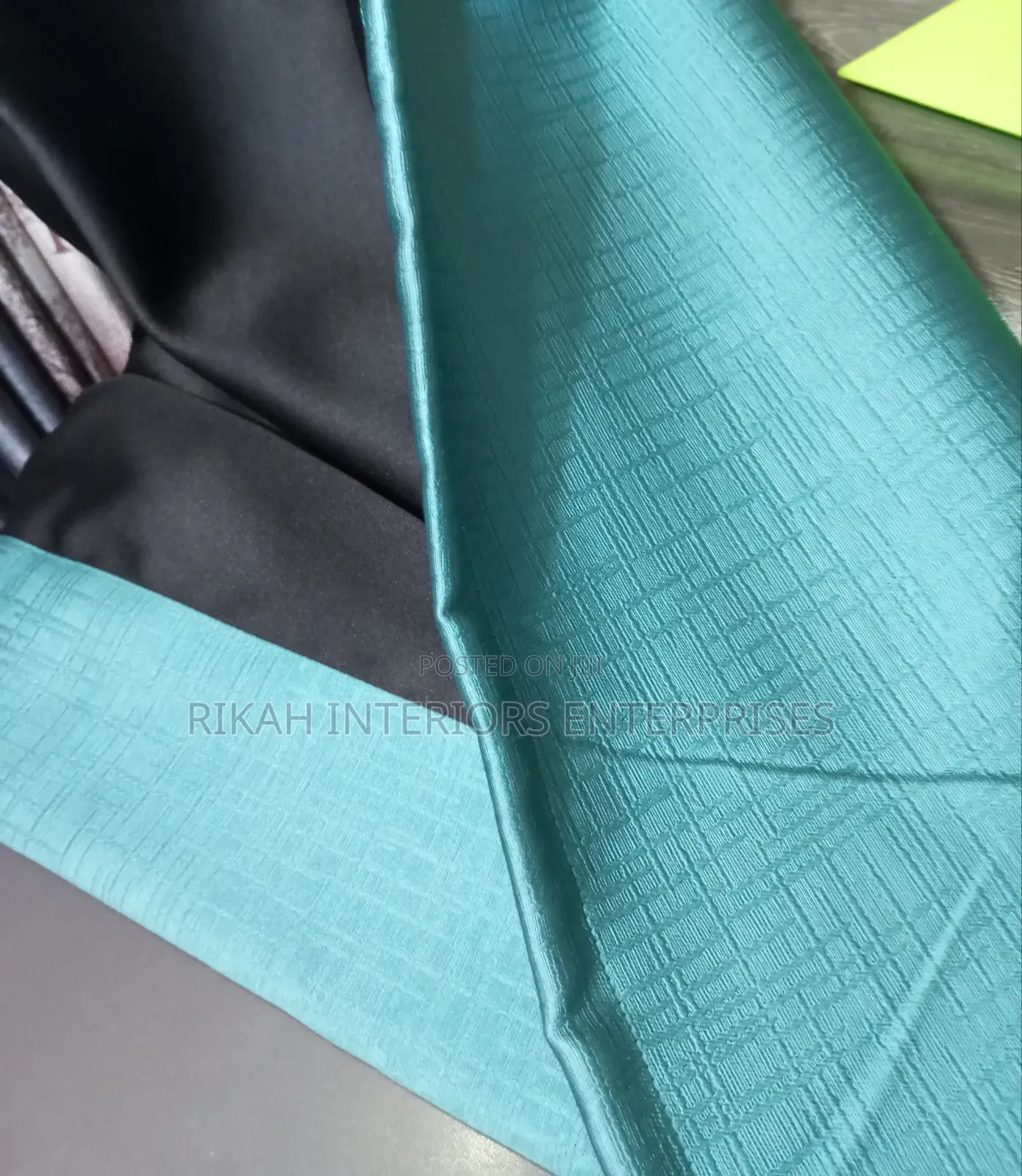 Black Out Turquoise Curtains