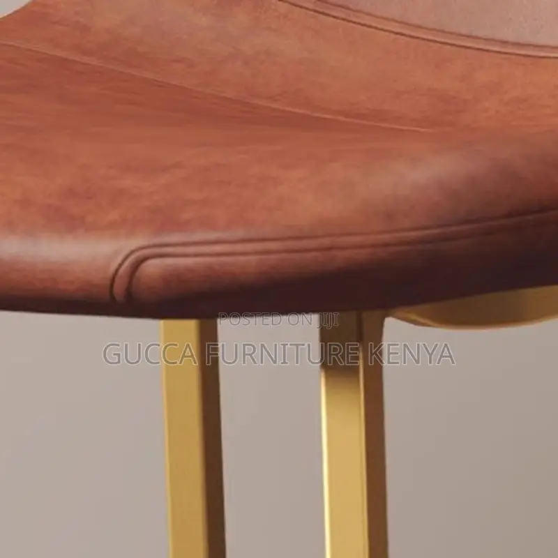 Home Chairs: Stylish Bar Stools in Modish Rawhide Seat