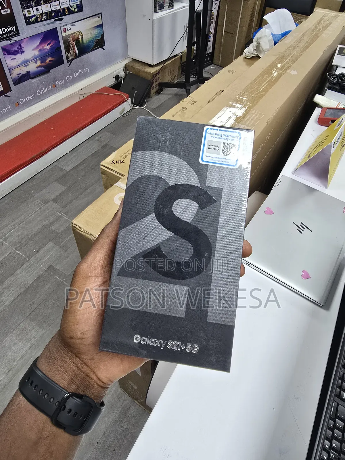 New Samsung Galaxy S21+ 5G 256 GB Black