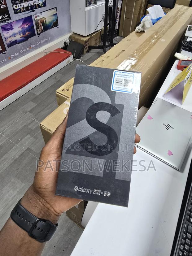 New Samsung Galaxy S21+ 5G 256 GB Black - main view