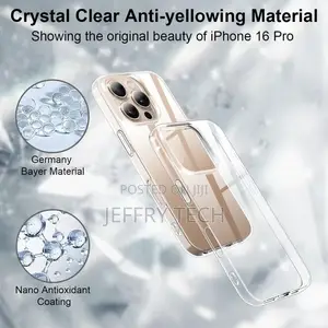 iPhone 16 Pro Max Case Ultra-Thin Shock Absorption Anti-Scra