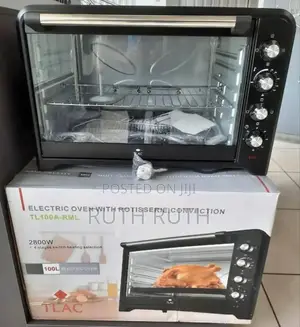 Tlac 100l Electric Oven Conventional 2800w 4 Stage Switch