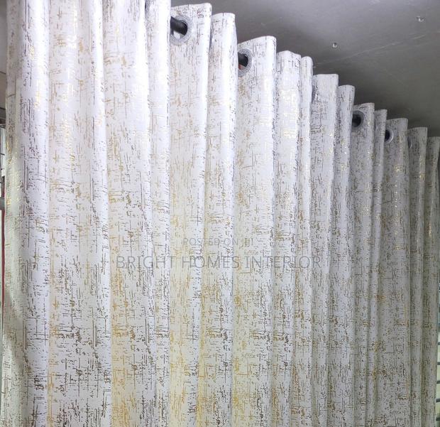 White Velvet Curtains Available - main view