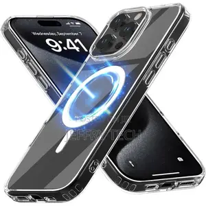 Clear TPU Case for iPhone 16 PRO MAX With Mag-Safe Wireless