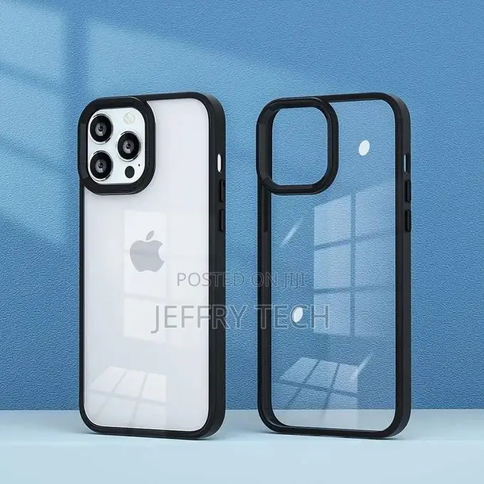 iPhone 11 PRO MAX Magic Mask Clear Hard Back With Silicon Fr