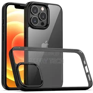 iPhone 15 PRO MAX Magic Mask Clear Hard Back With Silicocase