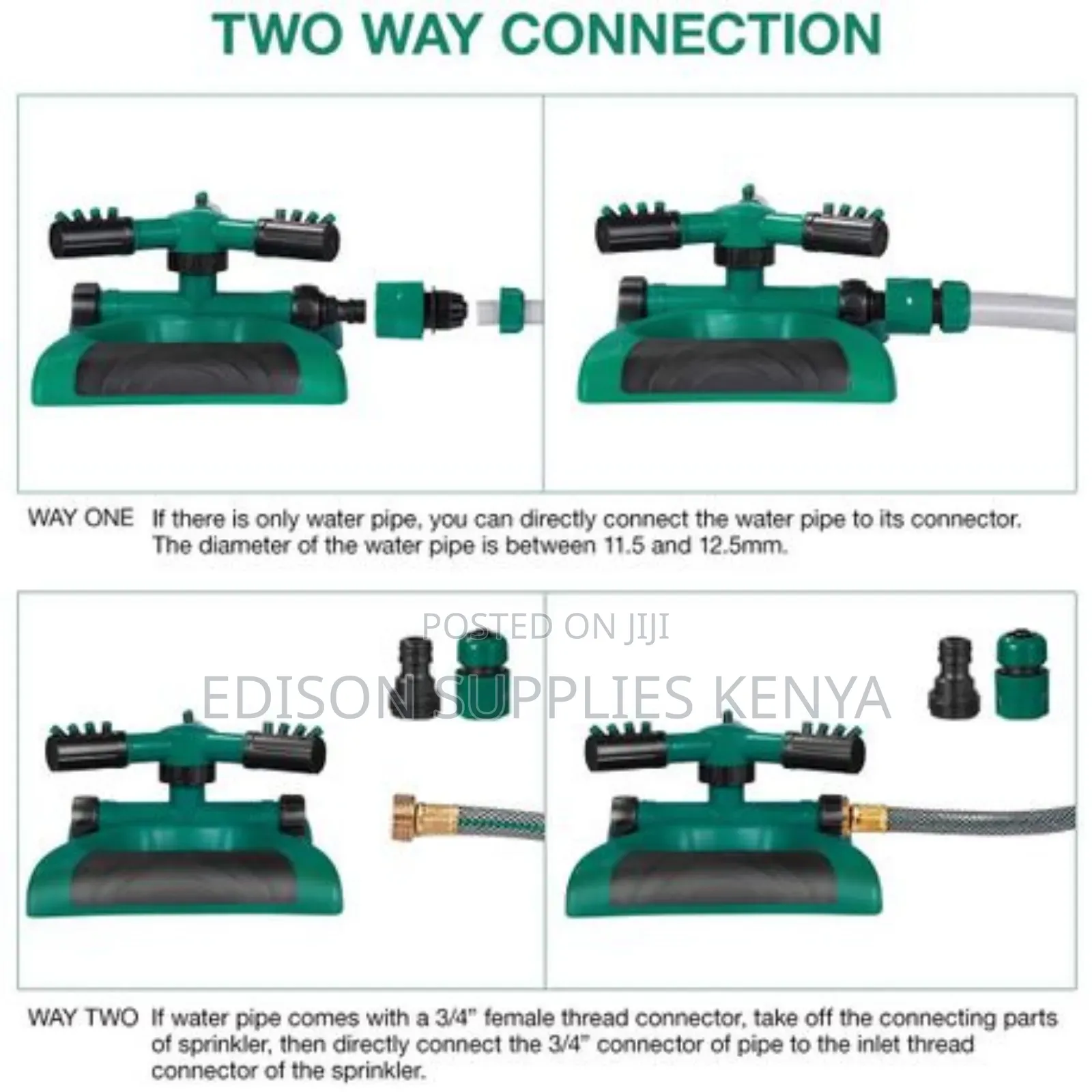 Sprinkler Rotating 3 Arm Sprinkler Irrigation Water Sprayers