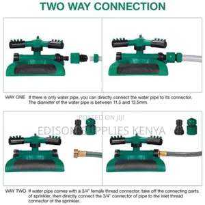 Sprinkler Rotating 3 Arm Sprinkler Irrigation Water Sprayers