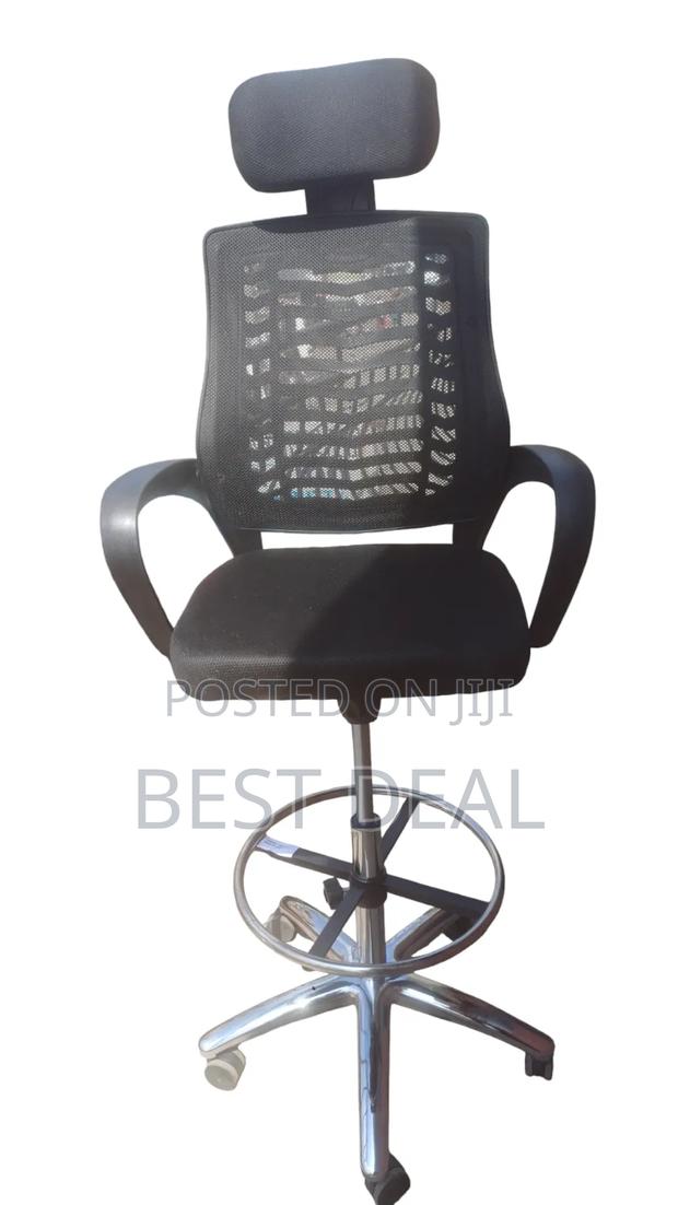 Headrest Counter Chair