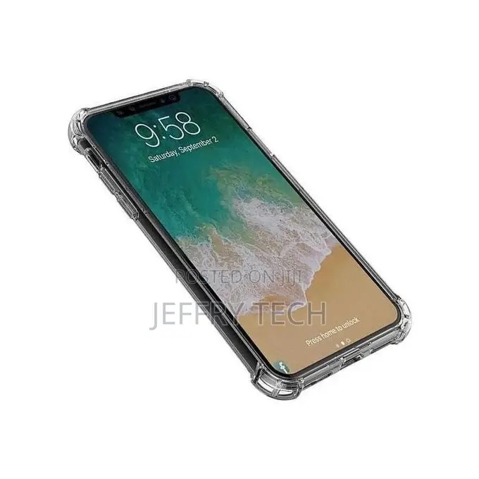 Back Plate and Soft Bumper for iPhone X/Xs - Clear
