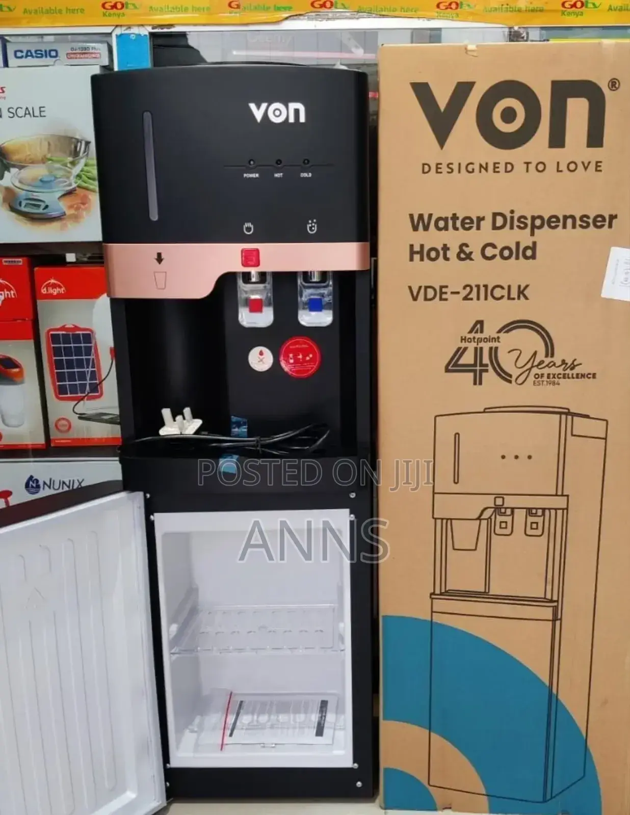 *Von Dispenser Hot and Cold With Cup Dispenser