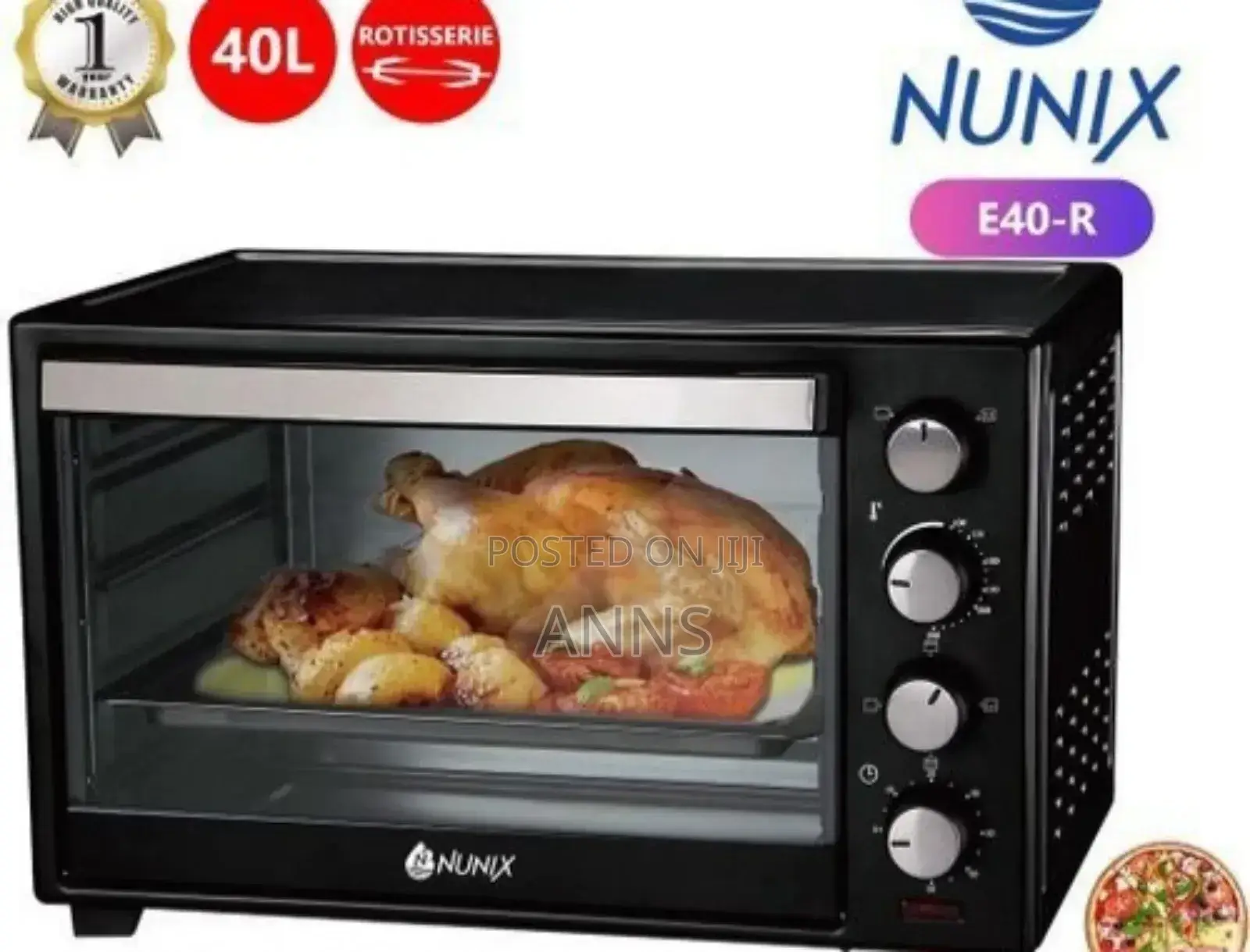 Nunix 40litres E40-R Oven With Rotisserie