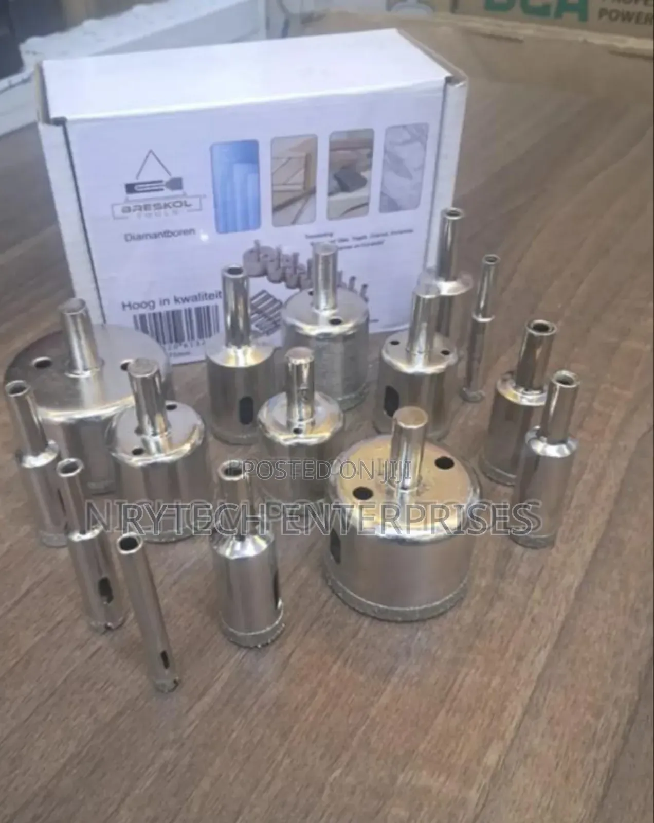 15pcs Glass Hole Saw Set