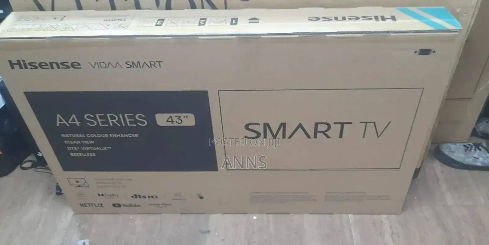 Hisense 43" A4 Smart Vidaa Television